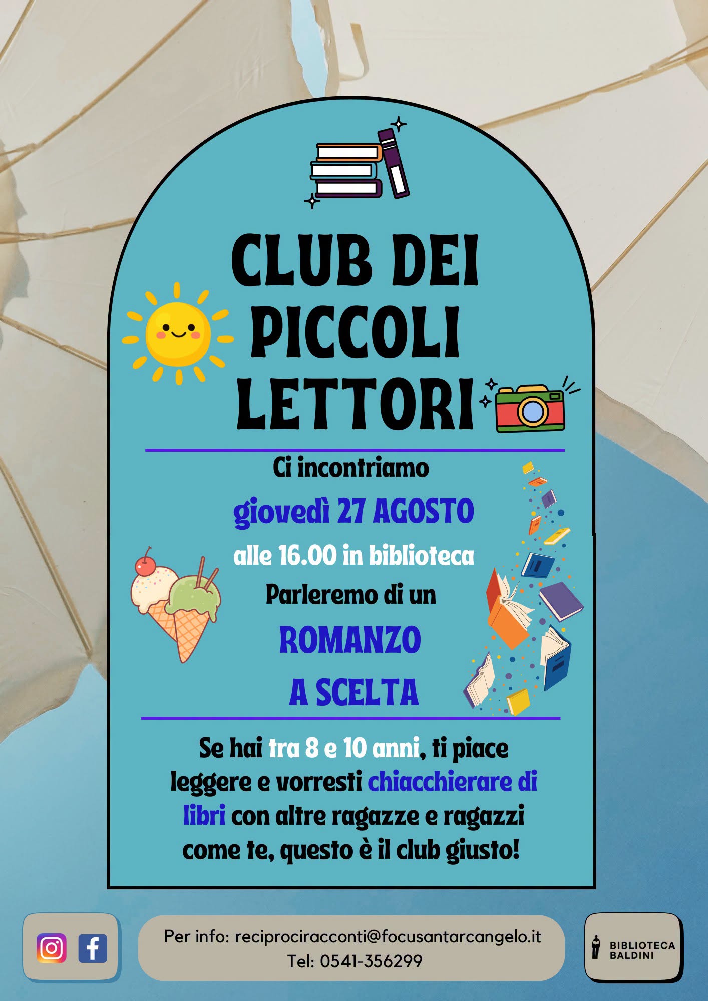 Club Piccoli Lettori_Biblioteca Baldini_Agosto 2026