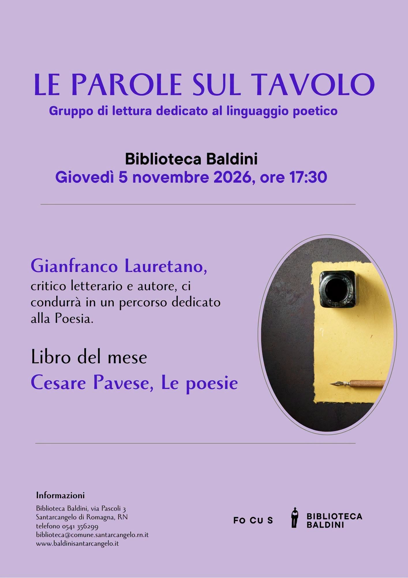 Le parole sul tavolo_Novembre 2026