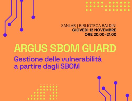 I corsi del SanLab | Argus SBOM Guard